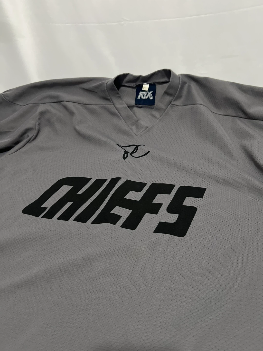 RIX Chiefs Hockey Jersey MacCormack #19 XL Grey - photo 3
