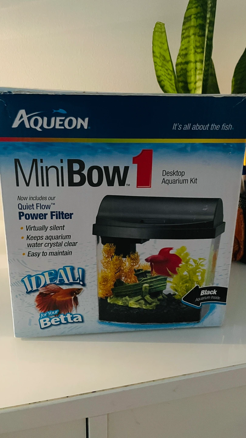 Aqueon MiniBow 1 Desktop Aquarium Kit - photo 3