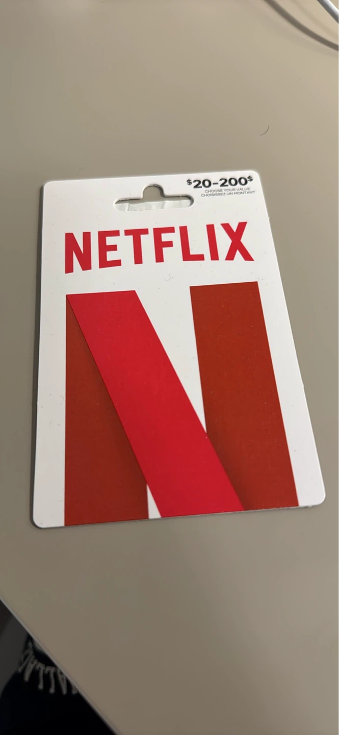 Netflix gift card $100