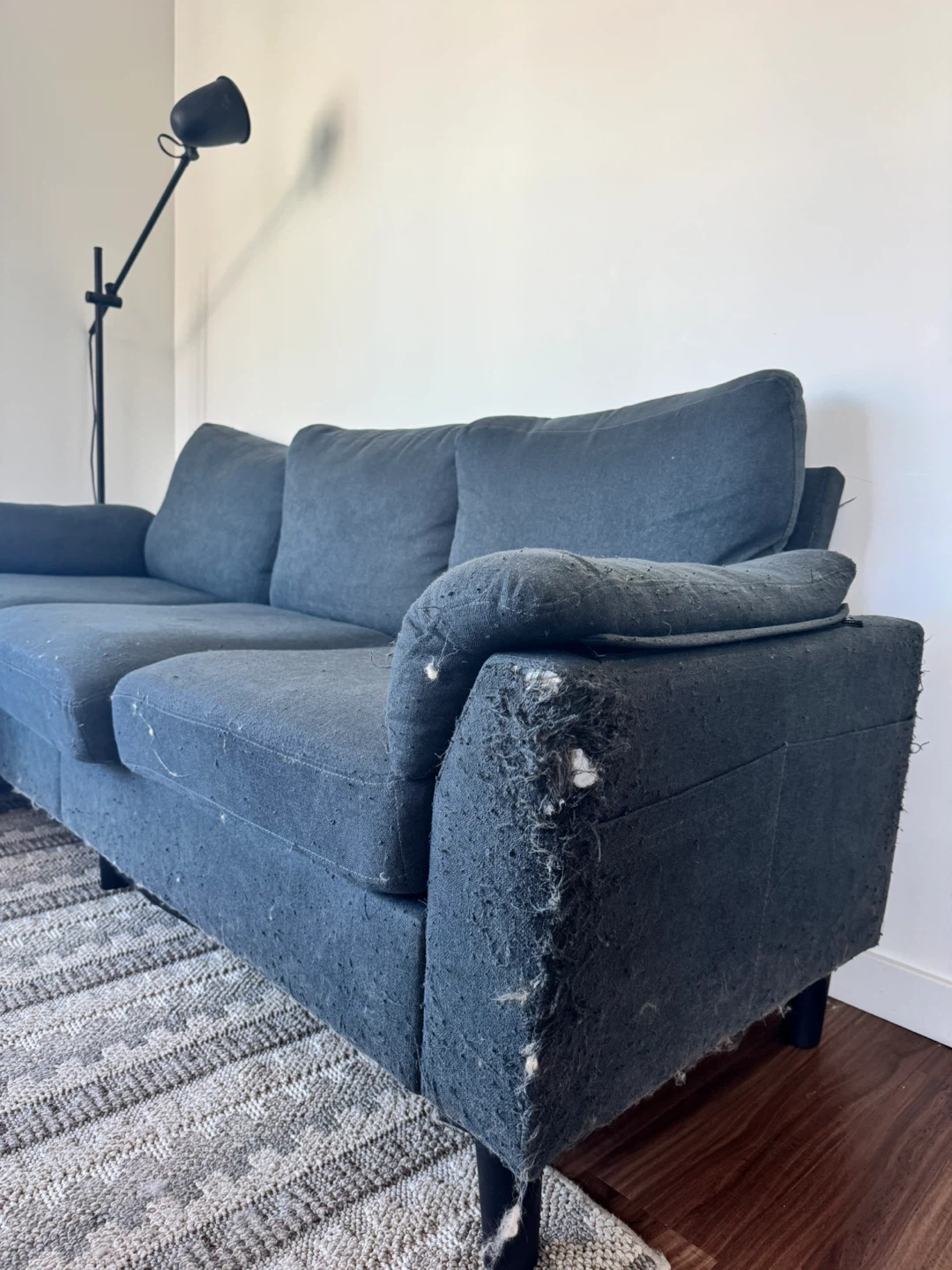Free L-Shaped Couch (Chaise with Storage) - photo 3