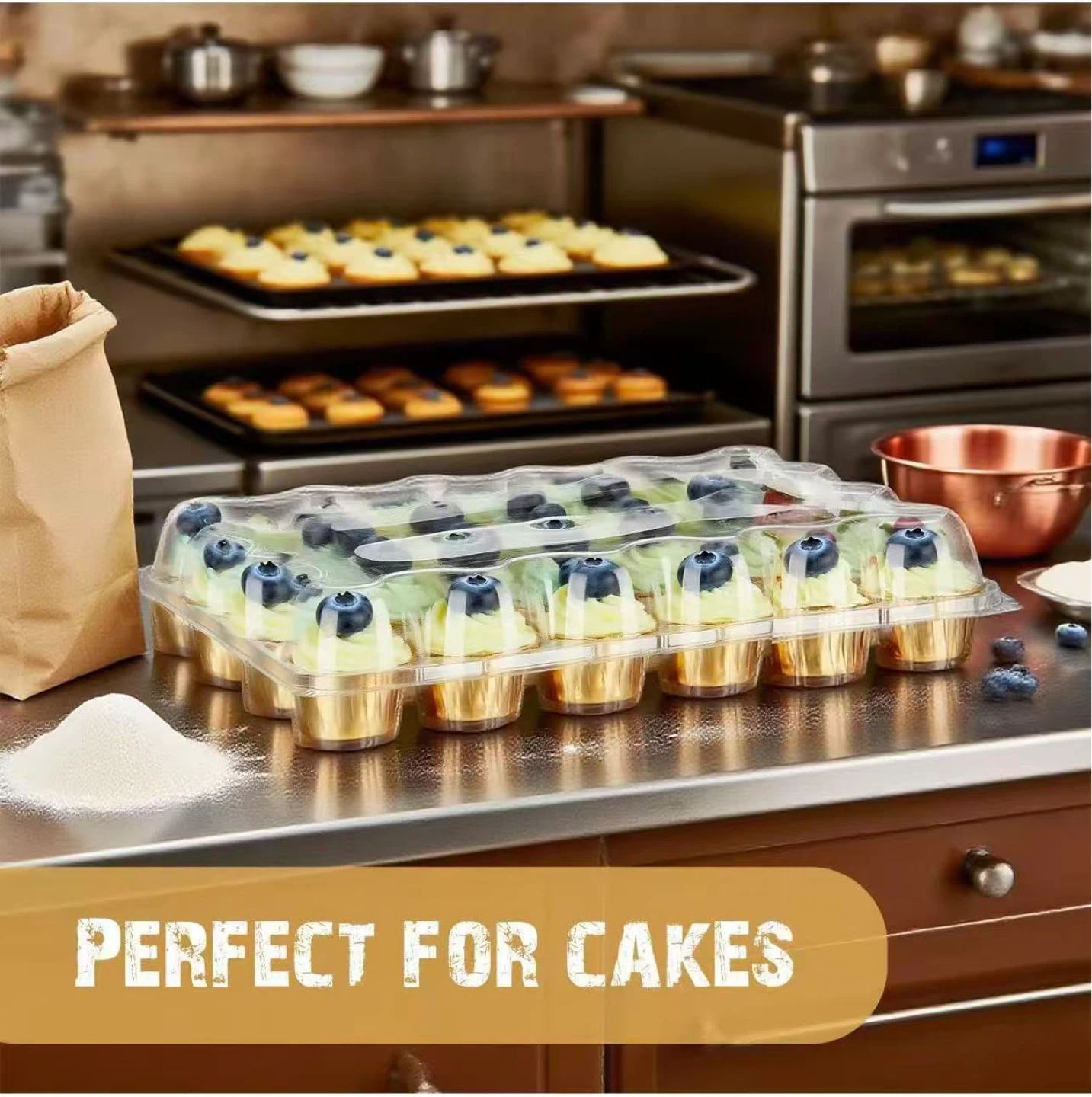 Clear Plastic Cupcake Holders - photo 2