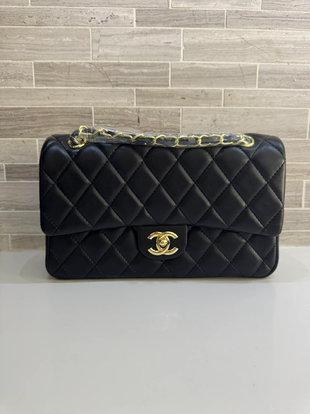 Quilted Flap Handbag