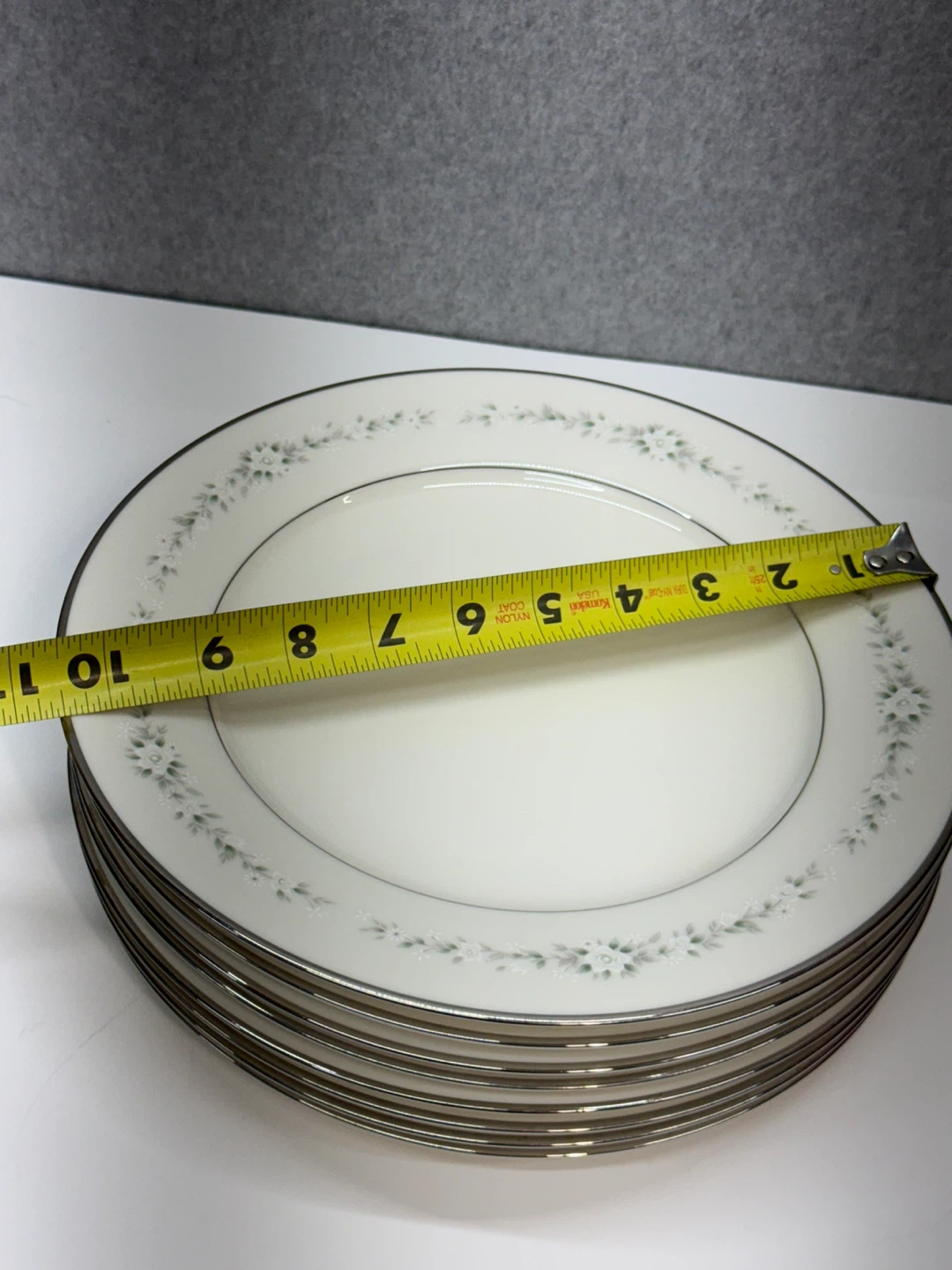 Noritake Heather 7548 Ivory China Dinner Plates 10.5” Set 8 - photo 3