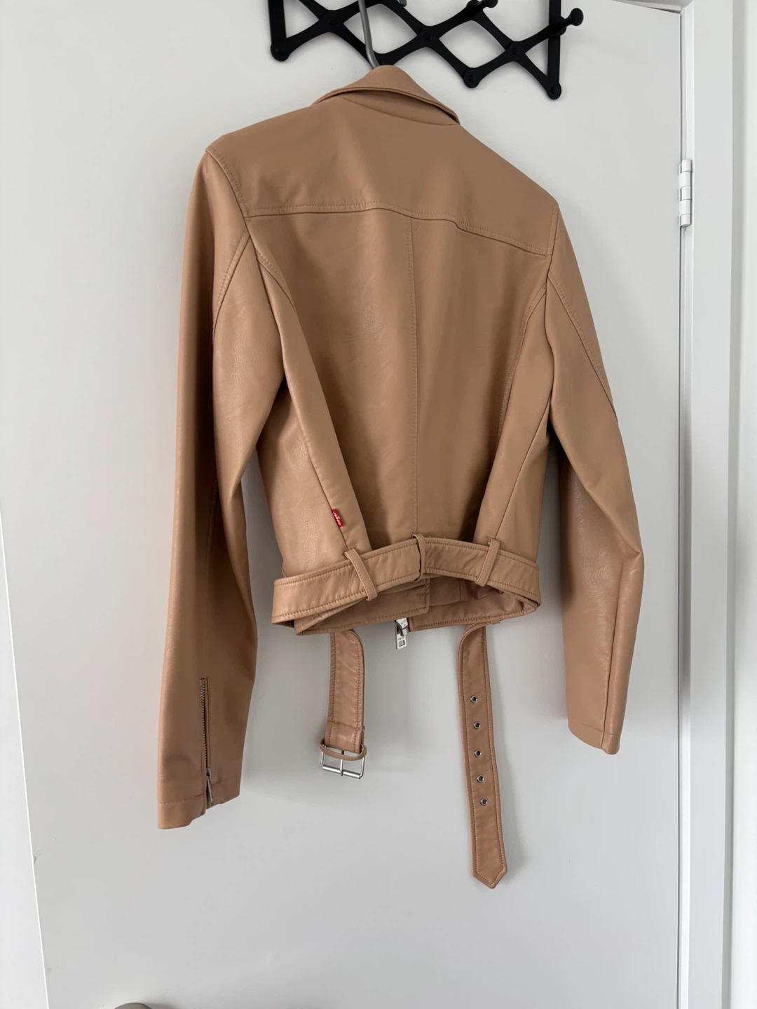 Levi's Faux Leather Moto Jacket - Tan - photo 2