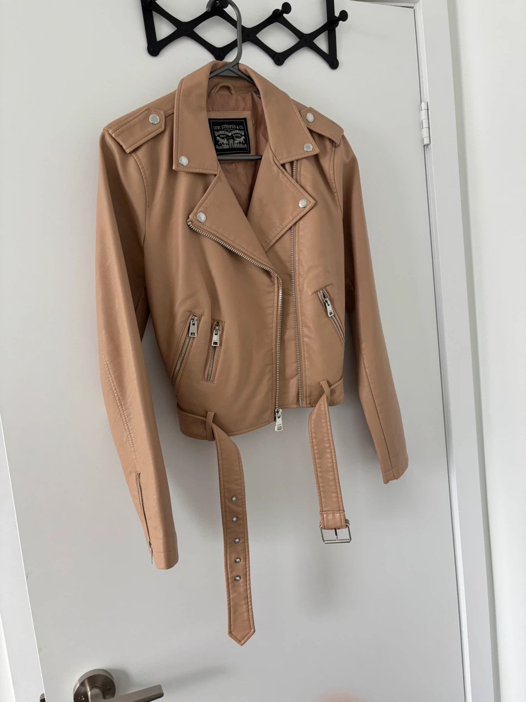 Levi's Faux Leather Moto Jacket - Tan