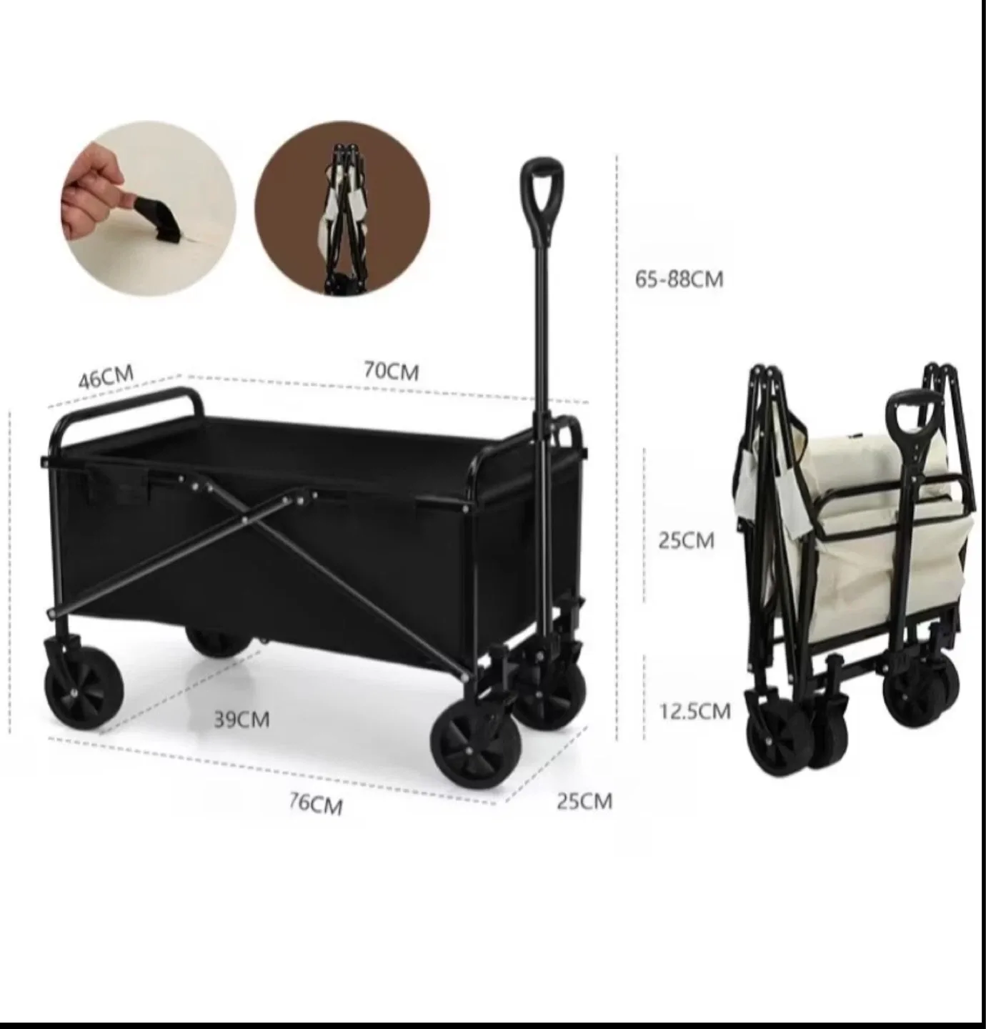 Folding Outdoor Wagon Cart - photo 2