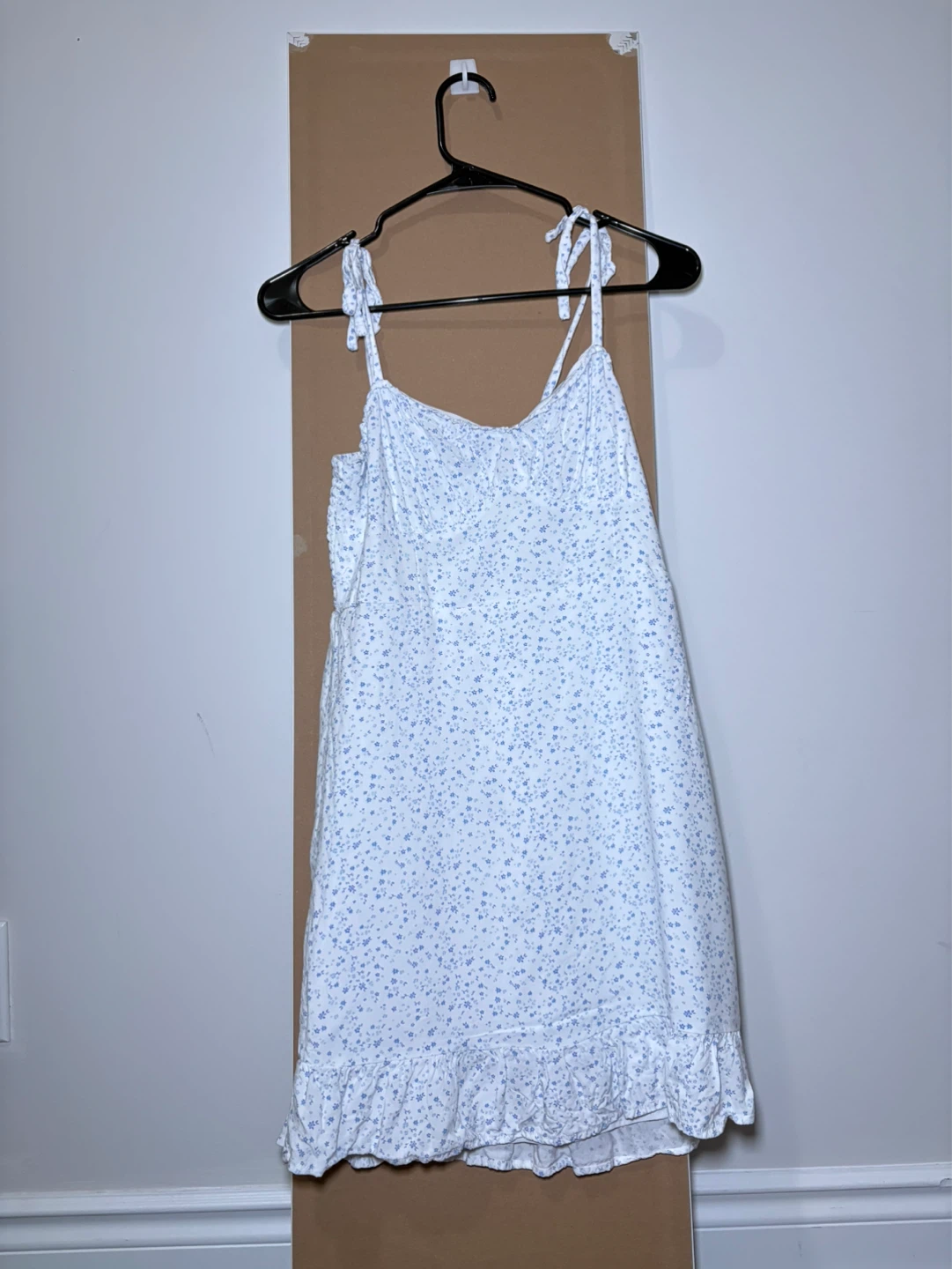 Hollister White floral mini dress