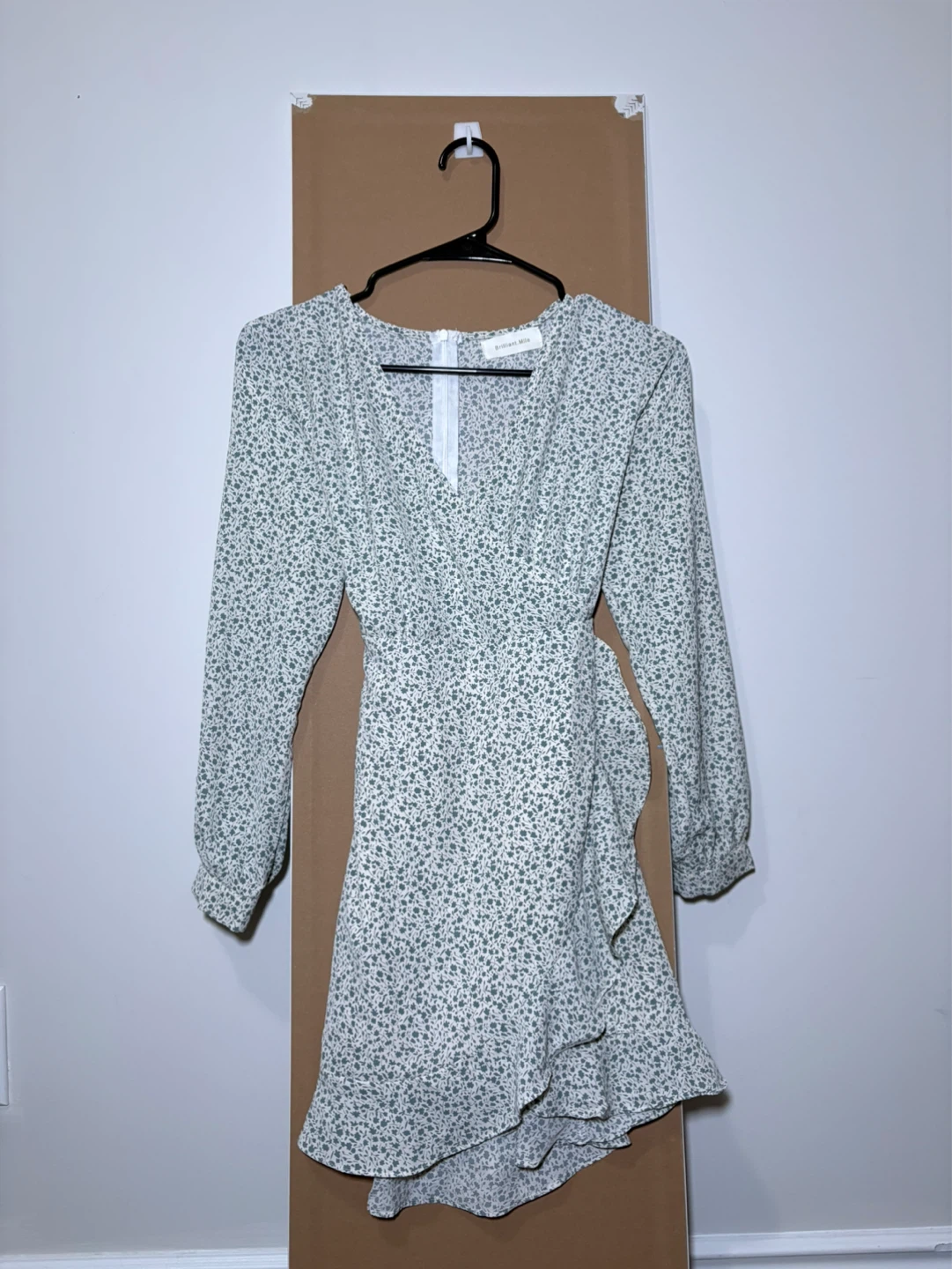Shein Floral Wrap Mini Dress