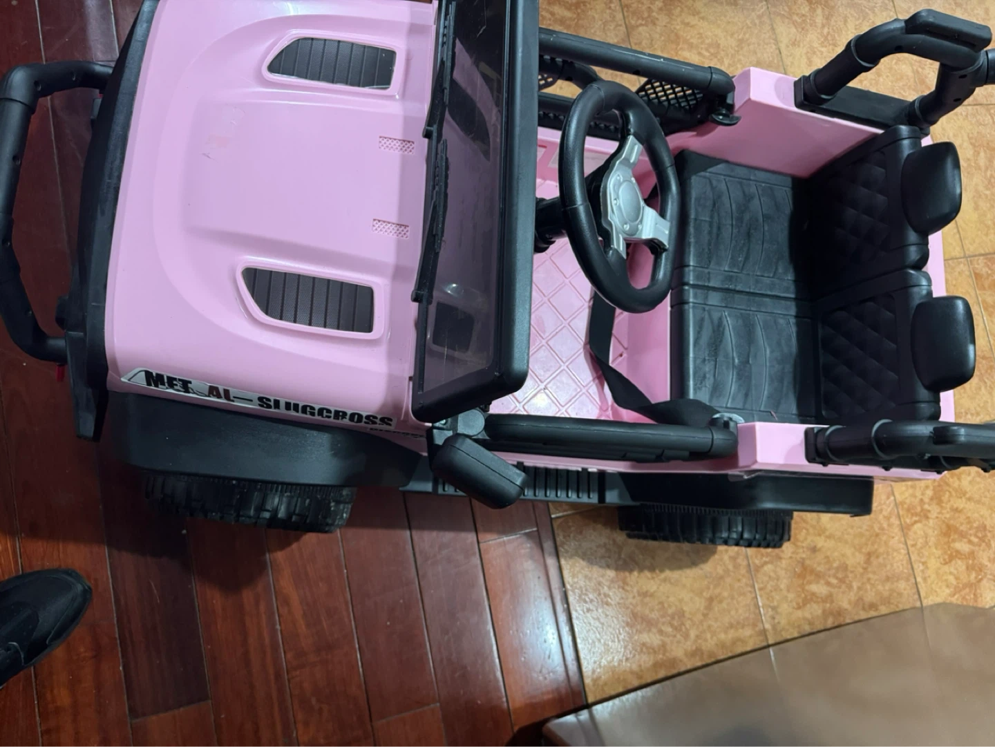 Pink Kids Ride-On Car