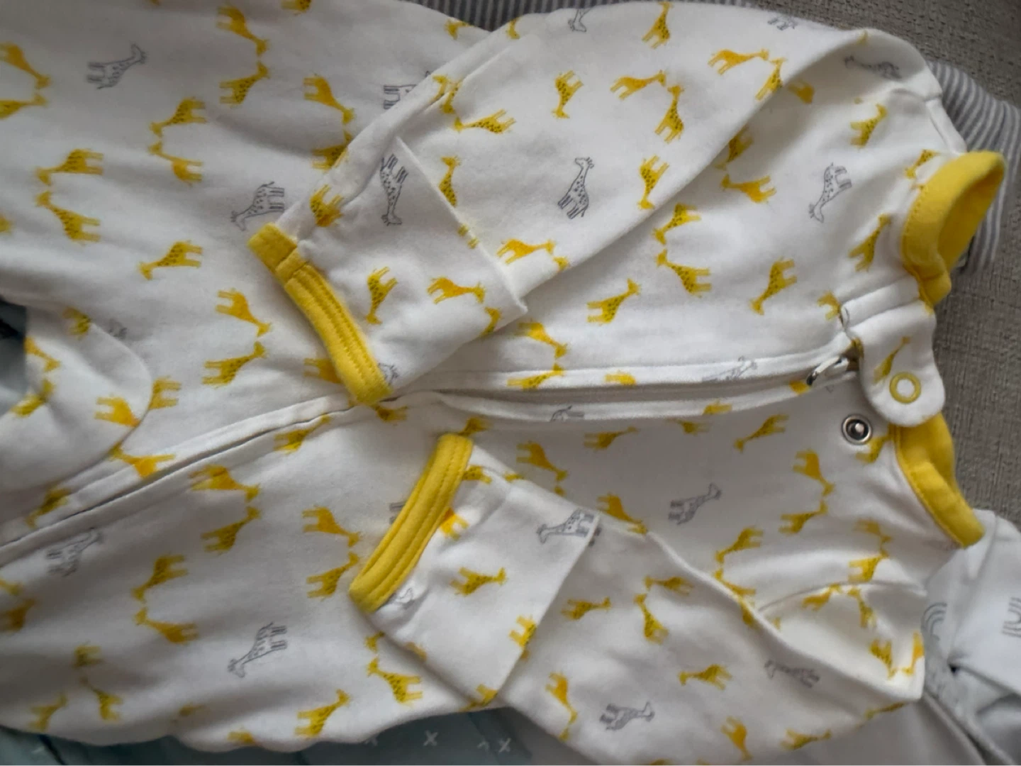 6 Pack Newborn Baby Sleepers Bundle PlayFootie PJ Carter’s - photo 5