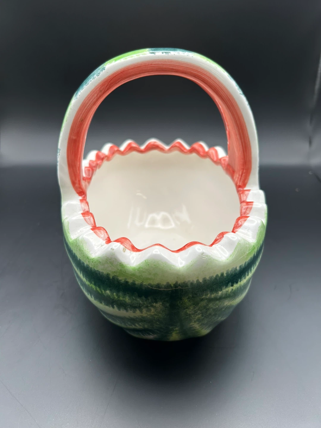 Watermelon Ceramic Bowl with Handle - photo 3