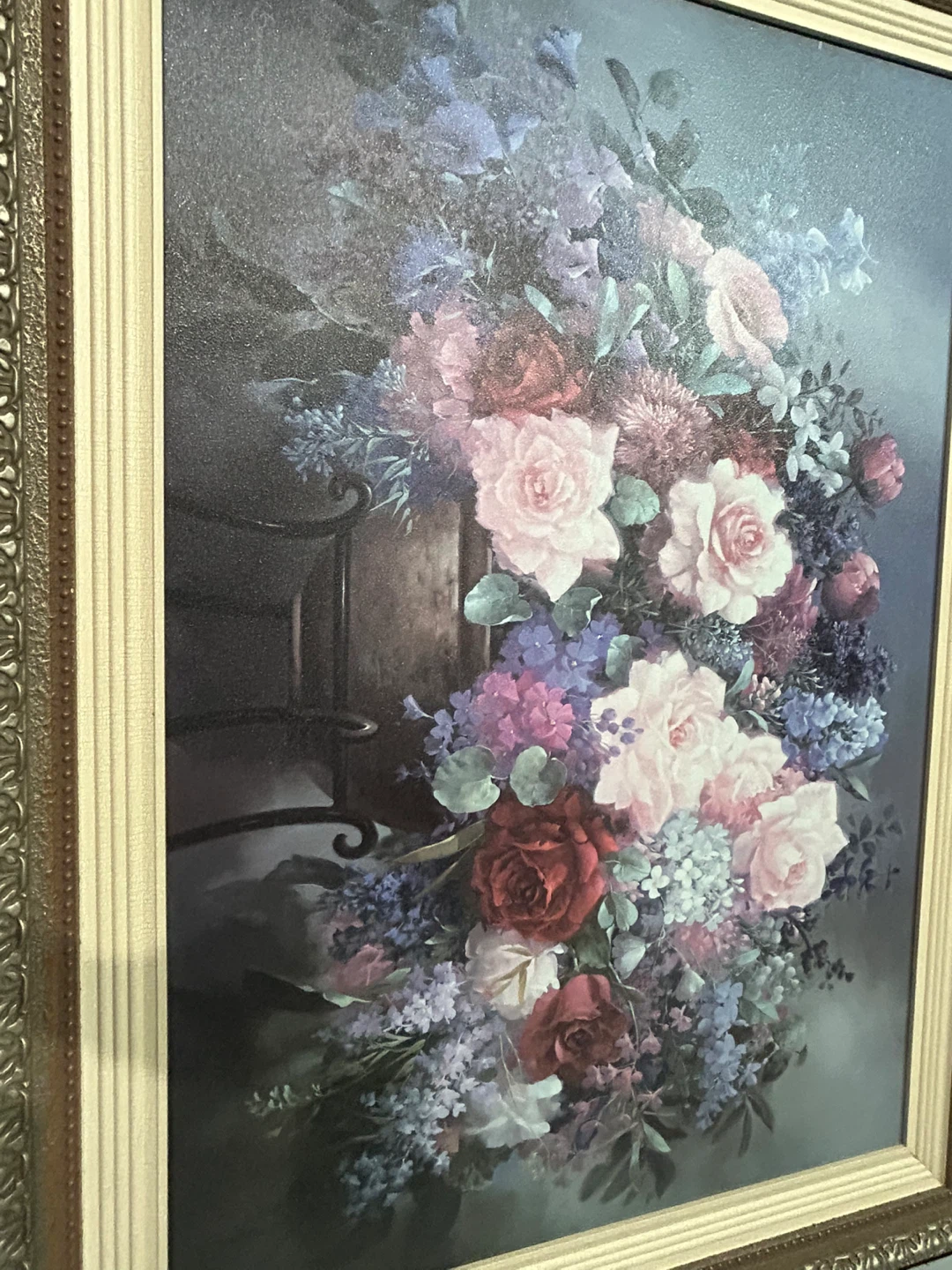 Framed Floral Painting - photo 5