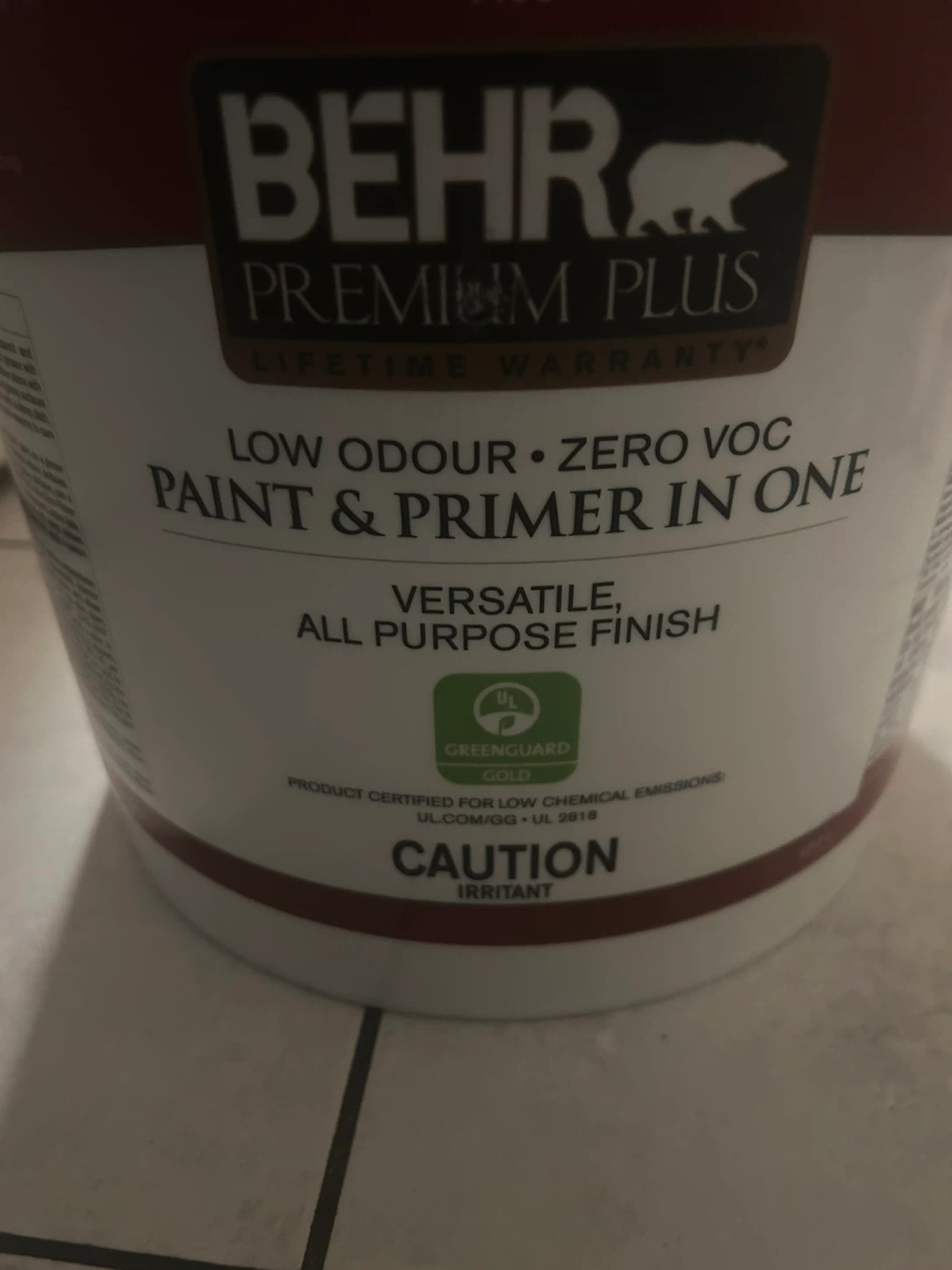 New 5 Gallon BEHR PREMIUM PLUS Interior Flat Paint & Primer - photo 2
