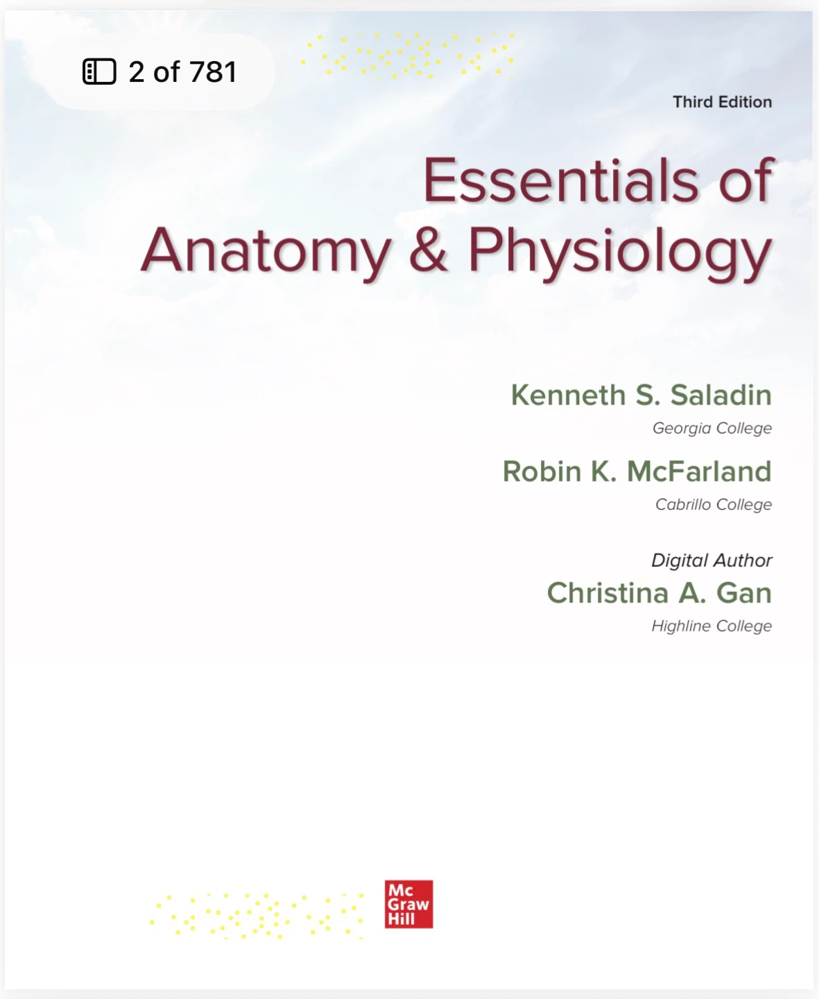 Essentials of Anatomy & Physiology Third Edition Textbook - photo 2