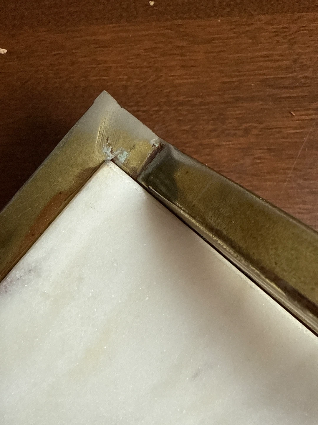 Marble and Brass Serving Tray - photo 5