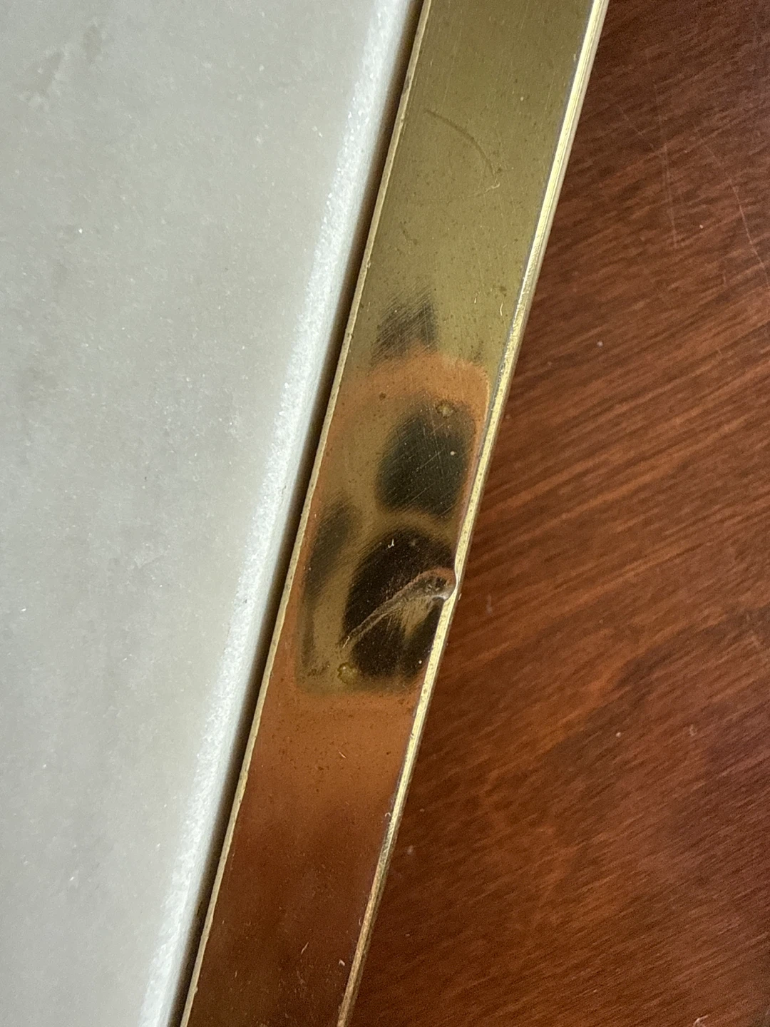 Marble and Brass Serving Tray - photo 4