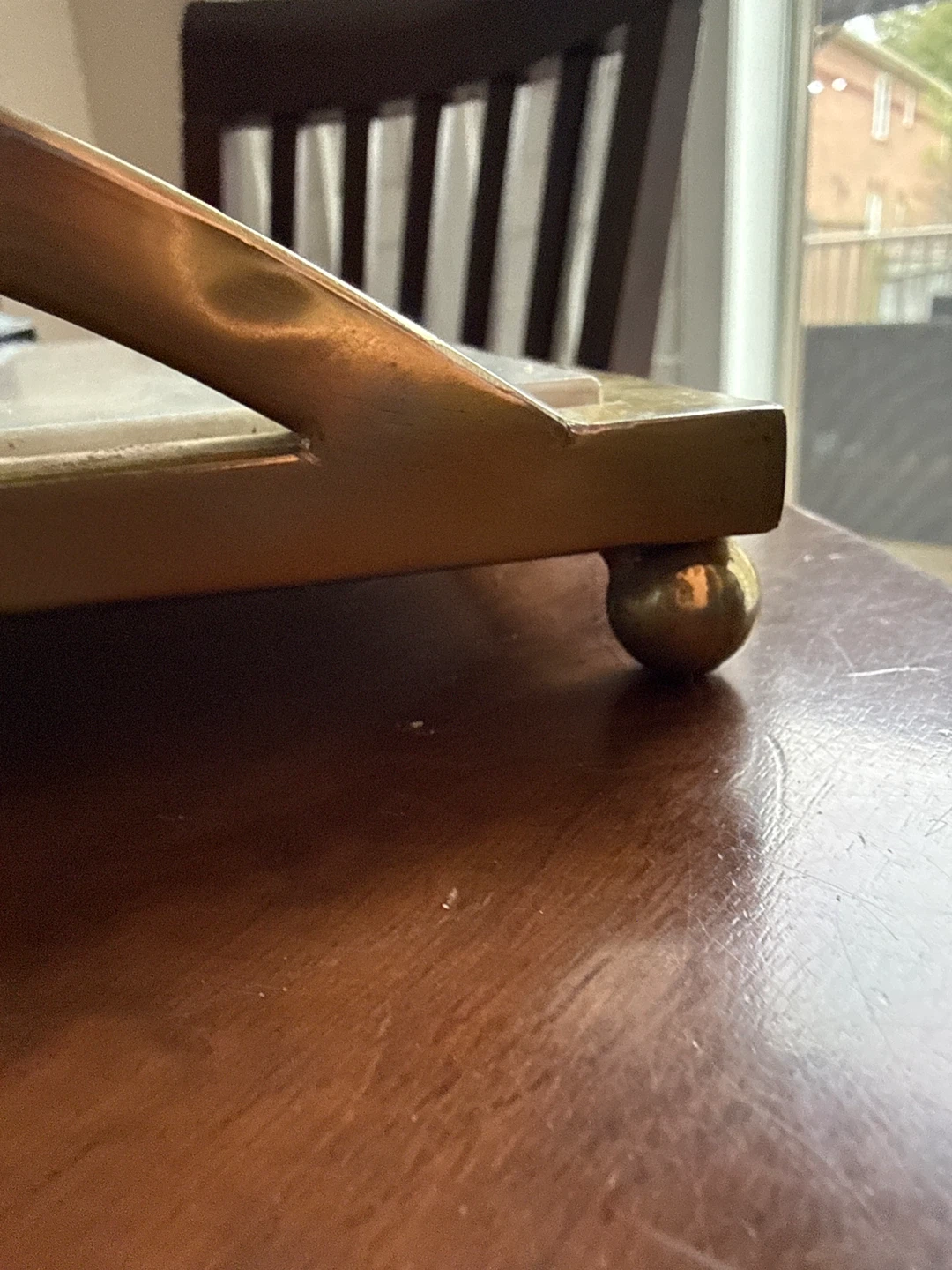 Marble and Brass Serving Tray - photo 3