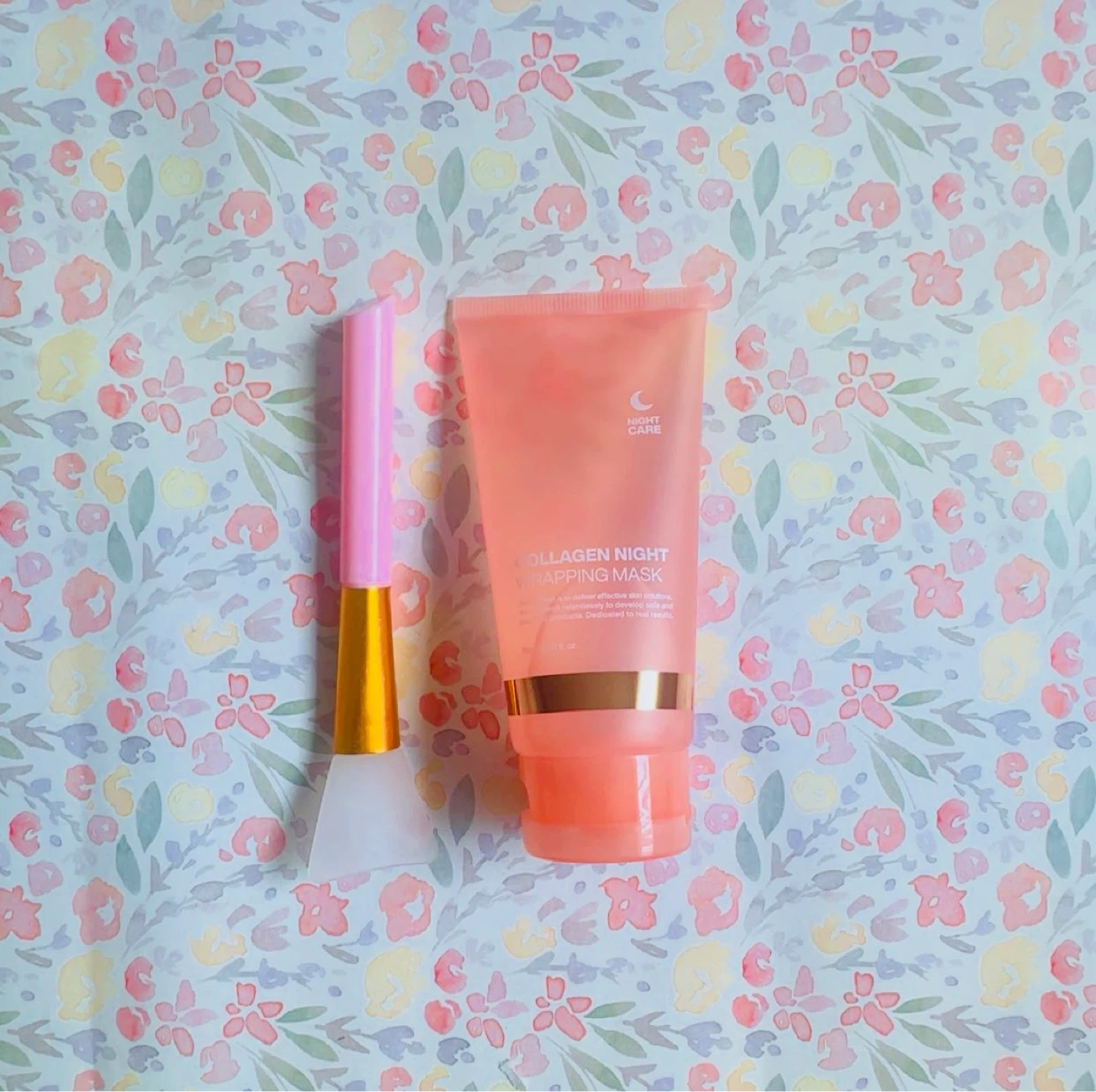 Night Care Collagen Night Wrapping Mask with Applicator Brush
