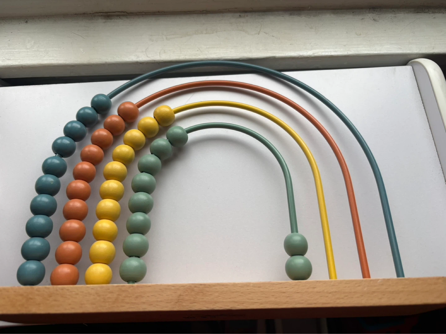 Wooden Rainbow Bead Toy