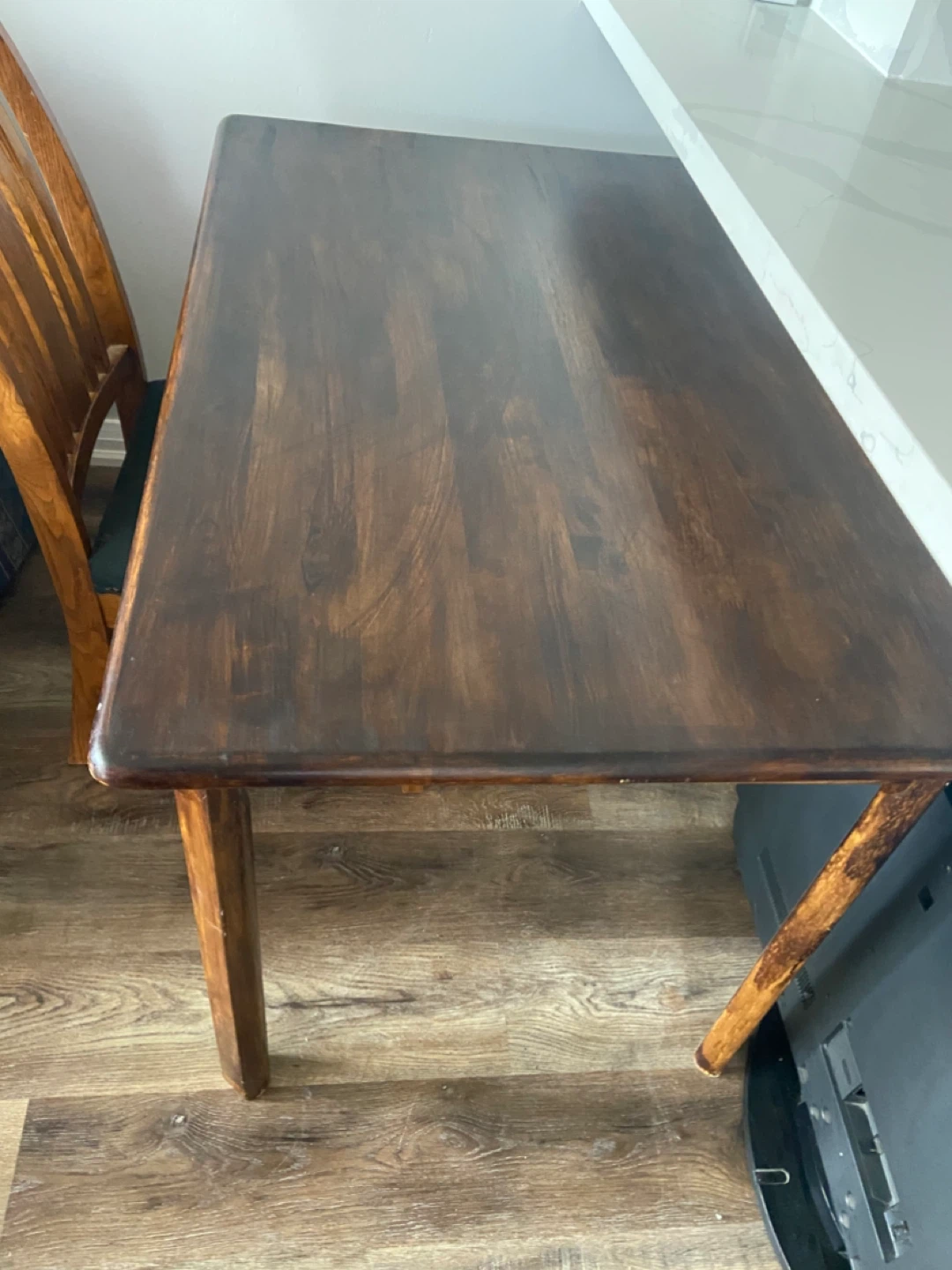 Dark Wood Dining Table - photo 2