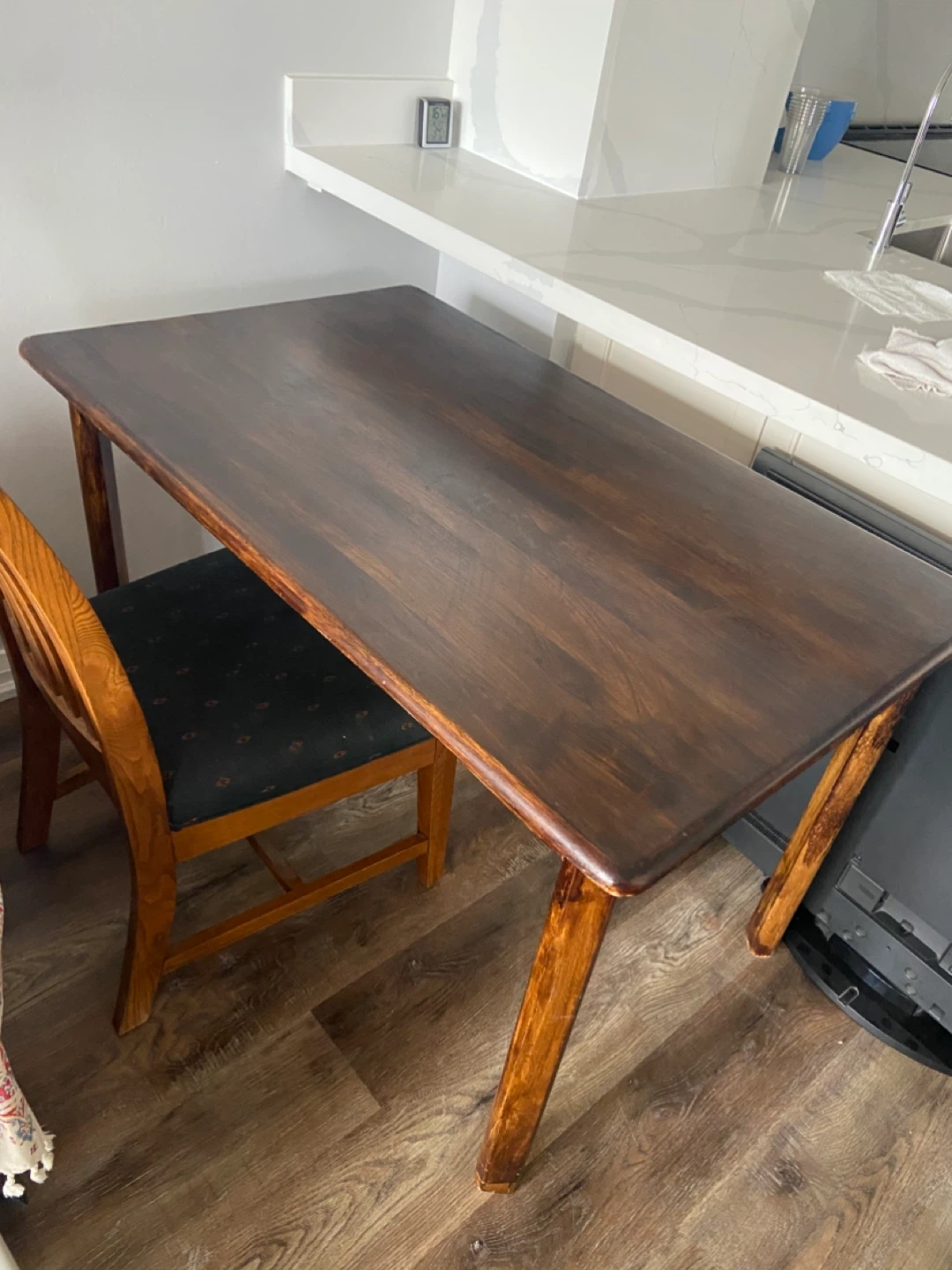 Dark Wood Dining Table