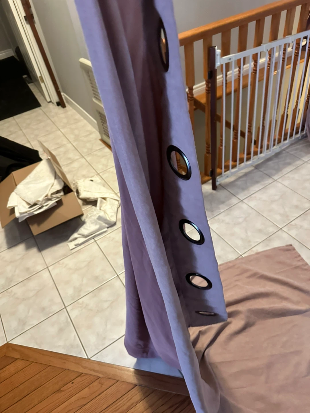 Pink Velvet Grommet Curtains - photo 2