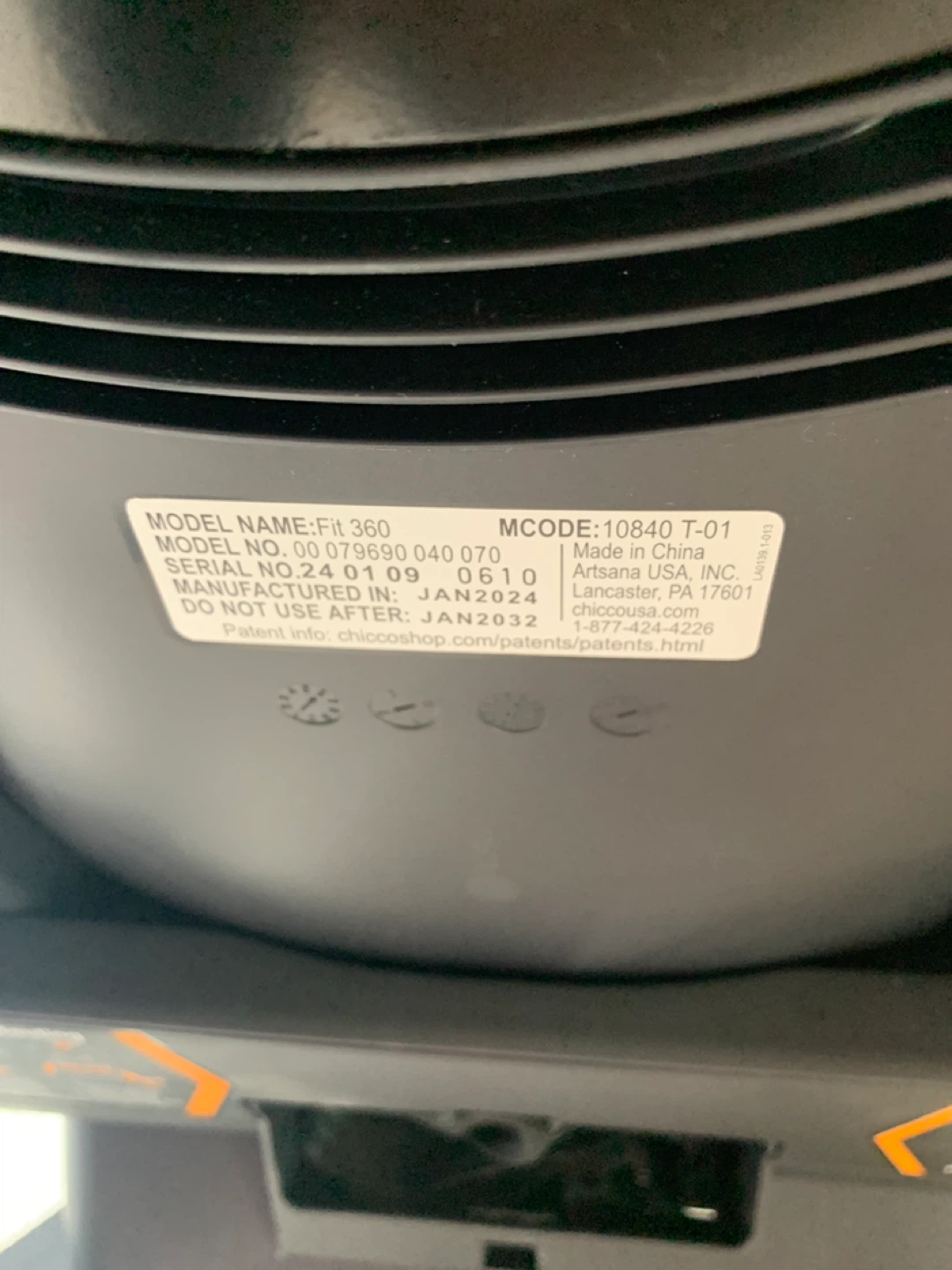 Chicco Fit360 Car Seat - photo 3