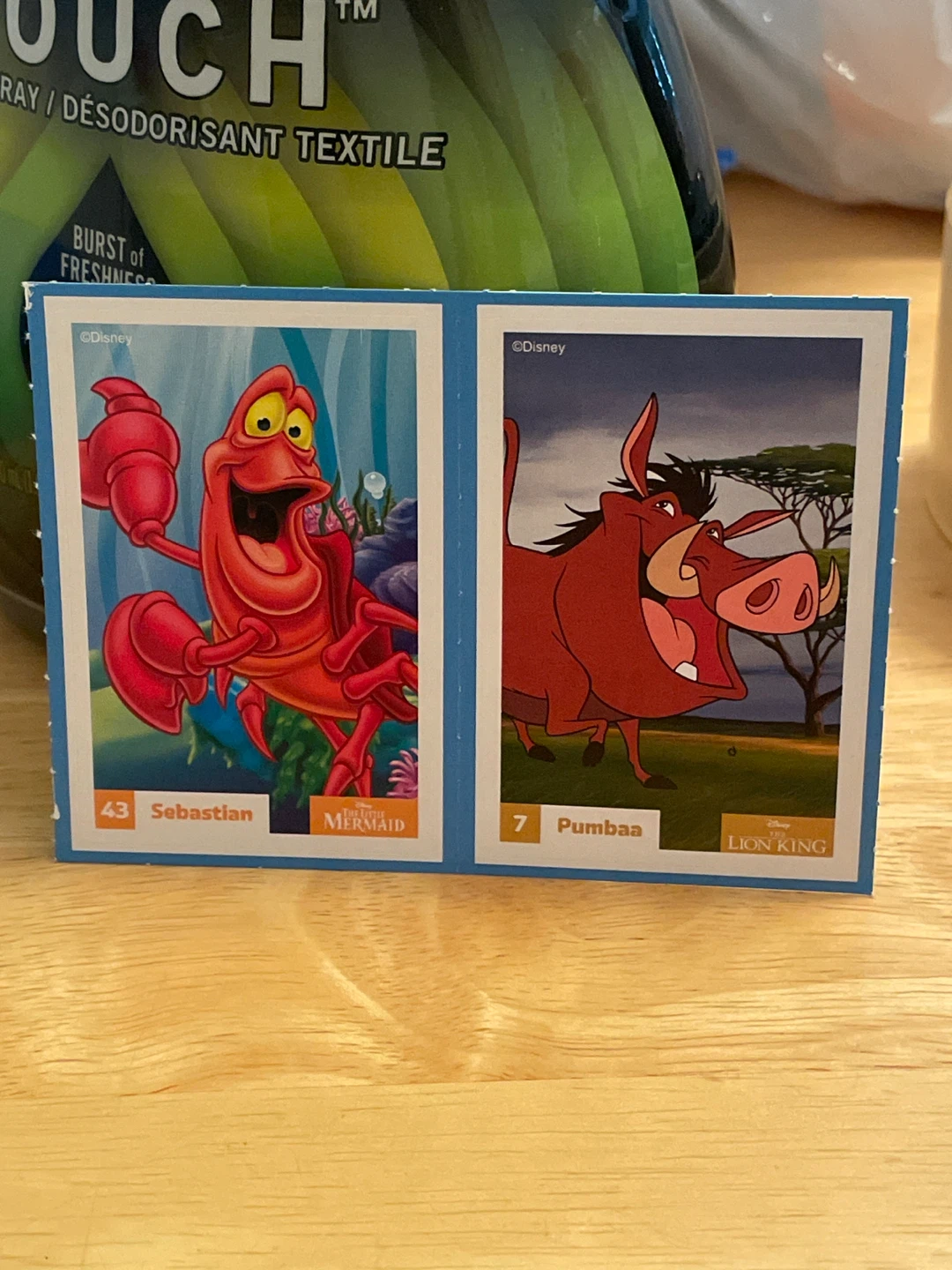 Disney stickers - Sebastian & Pumbaa (The Lion King)