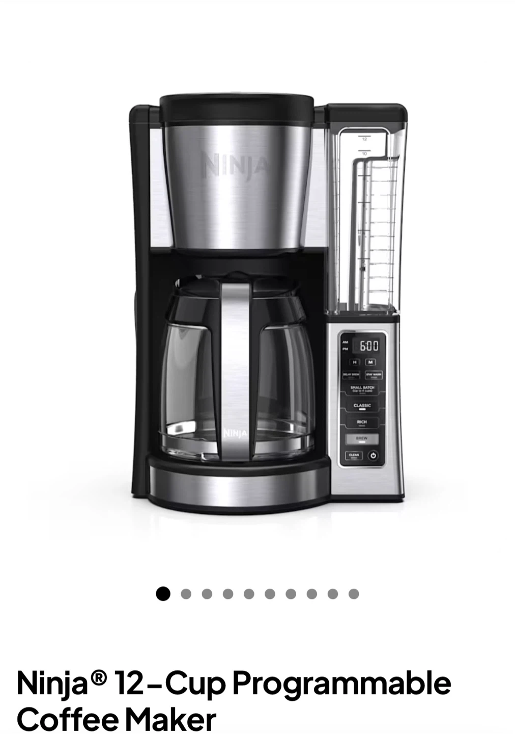 Ninja 12-Cup Programmable Coffee Maker