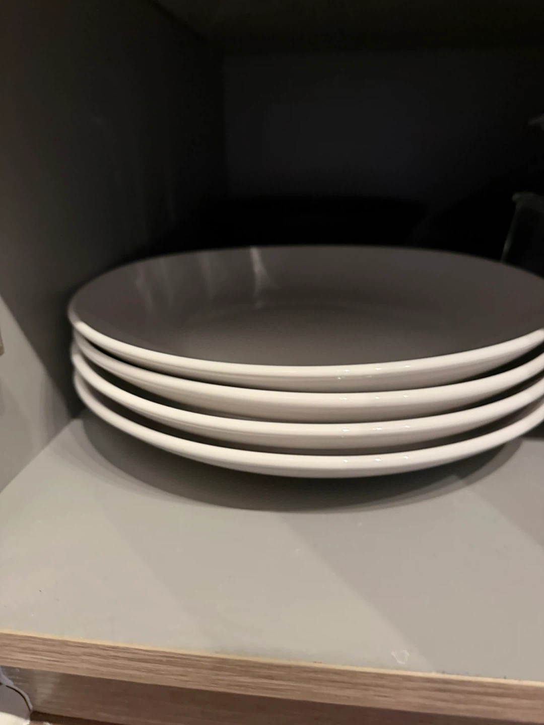 Set of 4 White Serving Bowls and 4 white Dinner Plates - photo 3