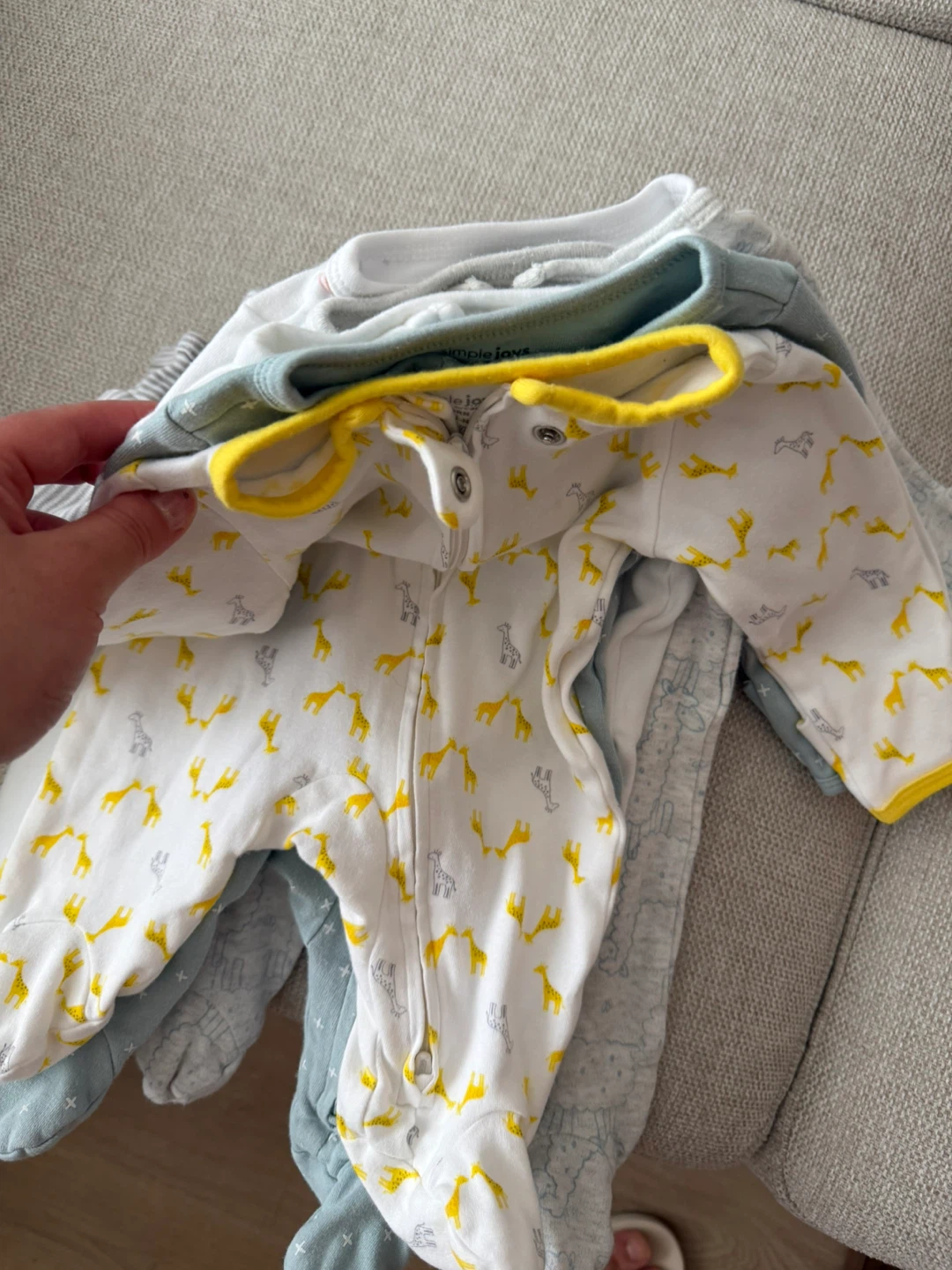 12 Pack Newborn Size 0 Baby Boy Girl Sleepers Body Onsies - photo 4