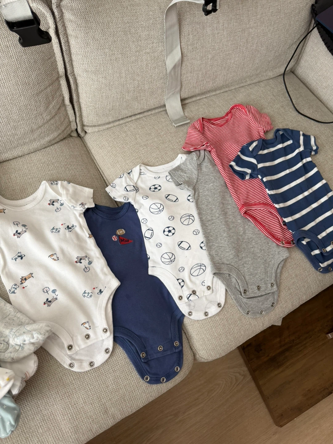 12 Pack Newborn Size 0 Baby Boy Girl Sleepers Body Onsies - photo 3