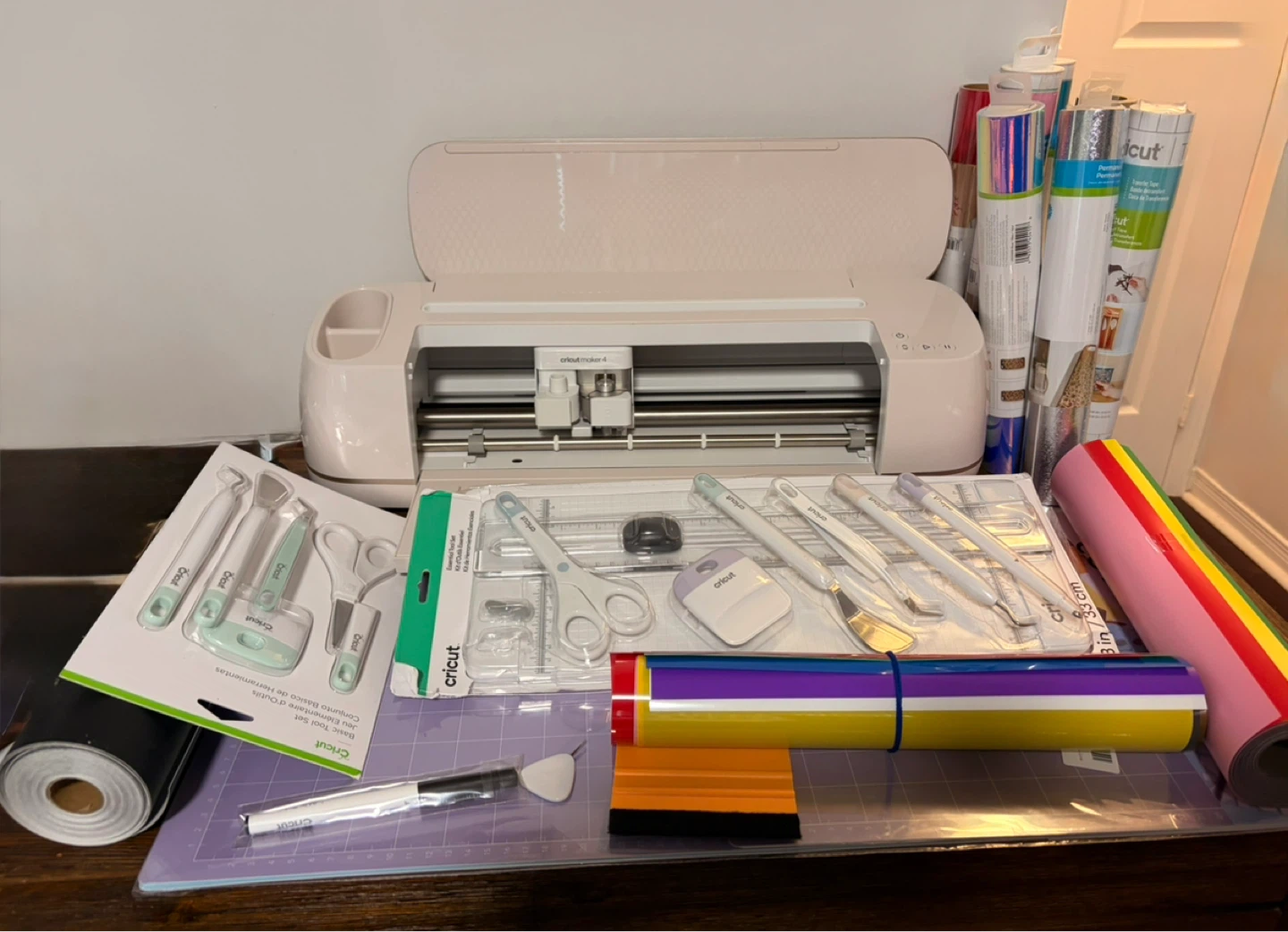Cricut Maker 4 Machine with Tools & Vinyl