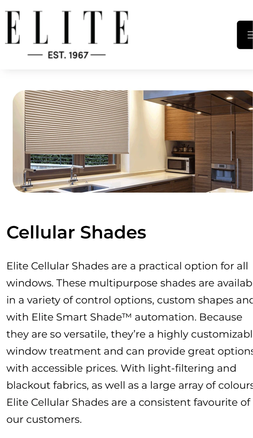 Window Blinds - BNIB - various sizes and colour - Elite CE Shade