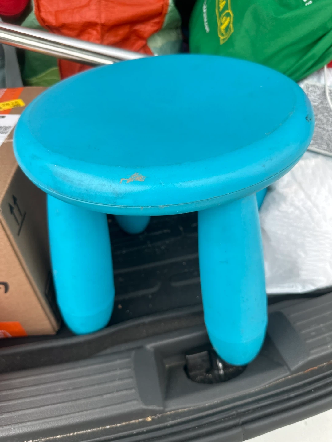 Blue Kids Stool