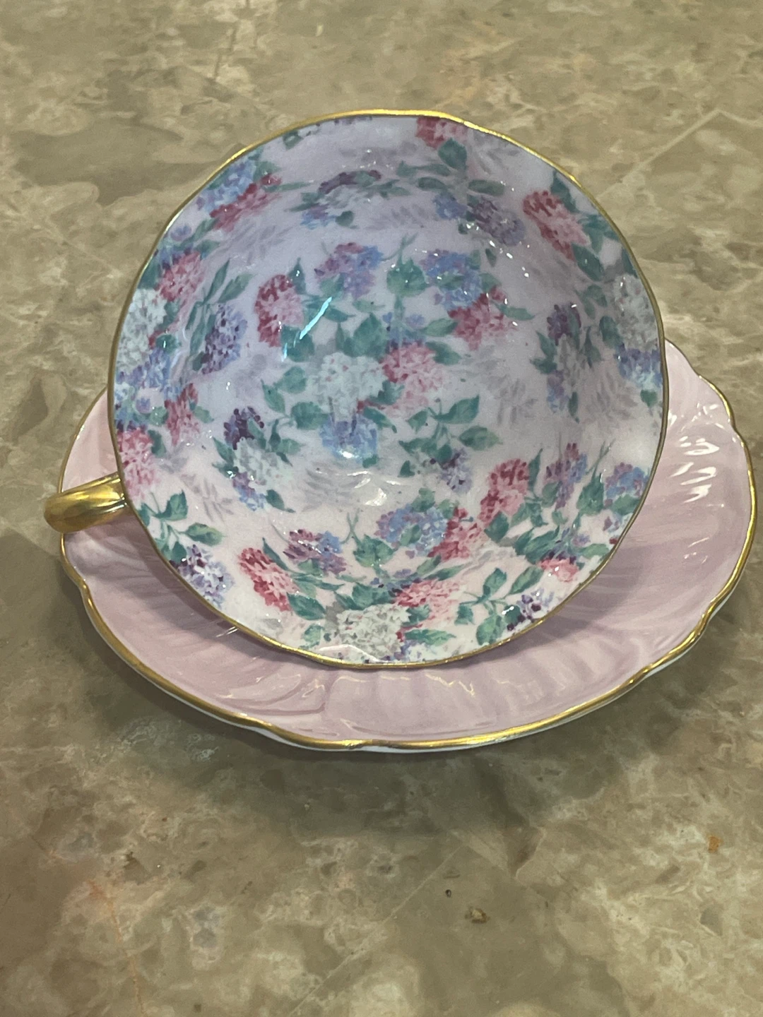 Shelley Fine Bone China Teacup and Saucer Set