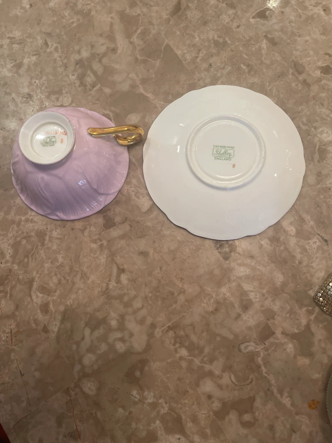Shelley Fine Bone China Teacup and Saucer Set - photo 4
