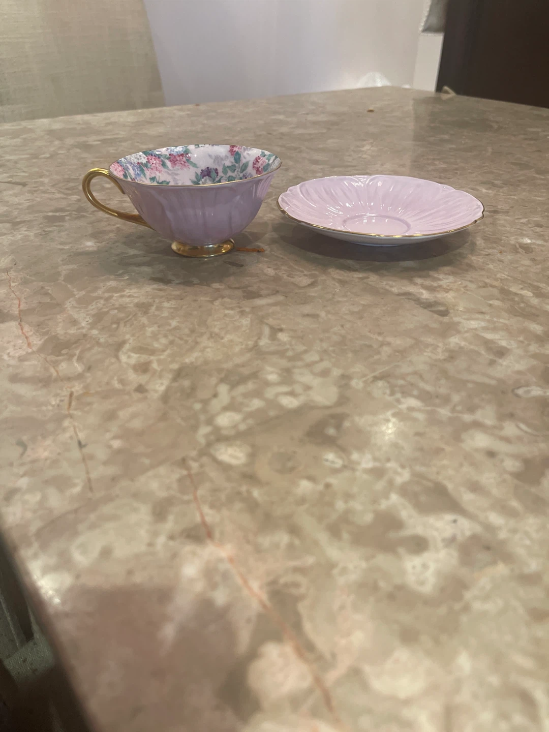 Shelley Fine Bone China Teacup and Saucer Set - photo 2