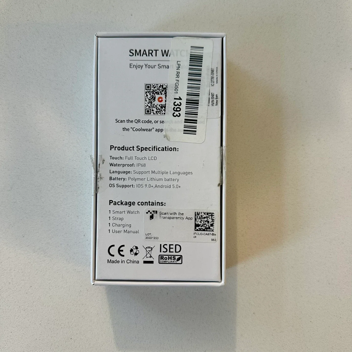 Smart Watch with 1.4" Touch Screen - photo 3