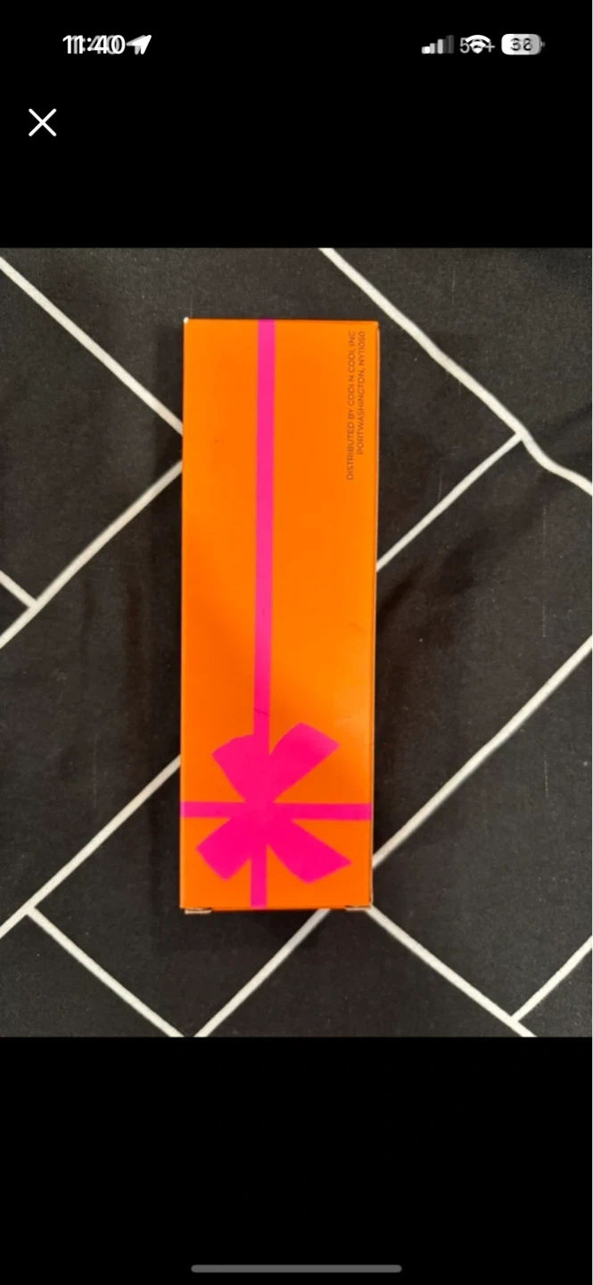 Cool N Cool Inc. Orange Box with Pink Ribbon Design