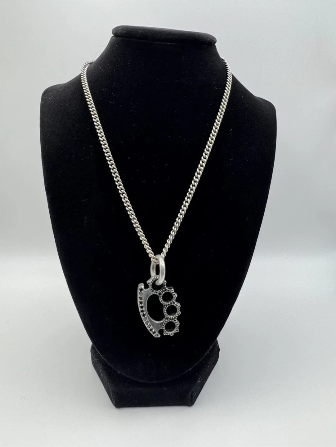 KING baby Brass Knuckles Pendant Necklace - photo 2