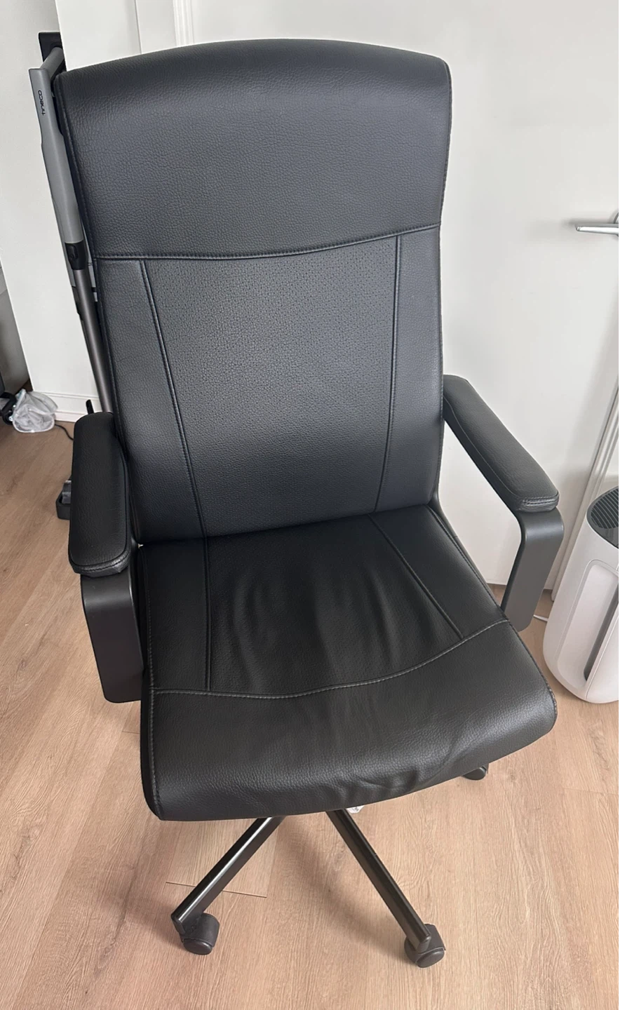 IKEA - Millberget Black Office Chair with a free floor protector