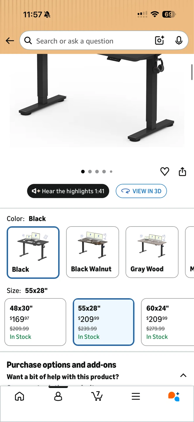 Flexispot Electric Standing Desk - 55x28" Black - photo 4