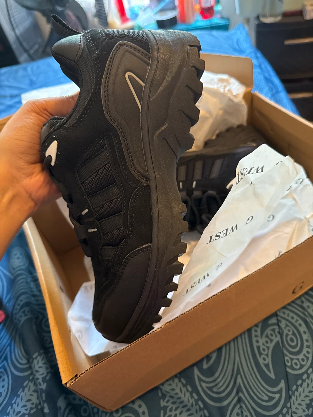G. West Black Athletic Shoes - photo 5