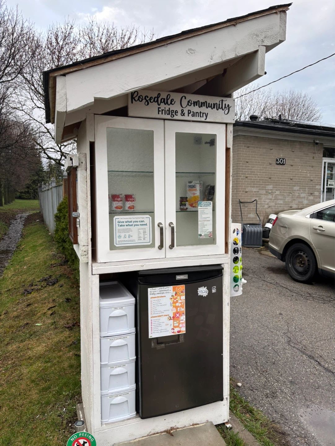 Rosedale Community Fridge & Pantry Structure