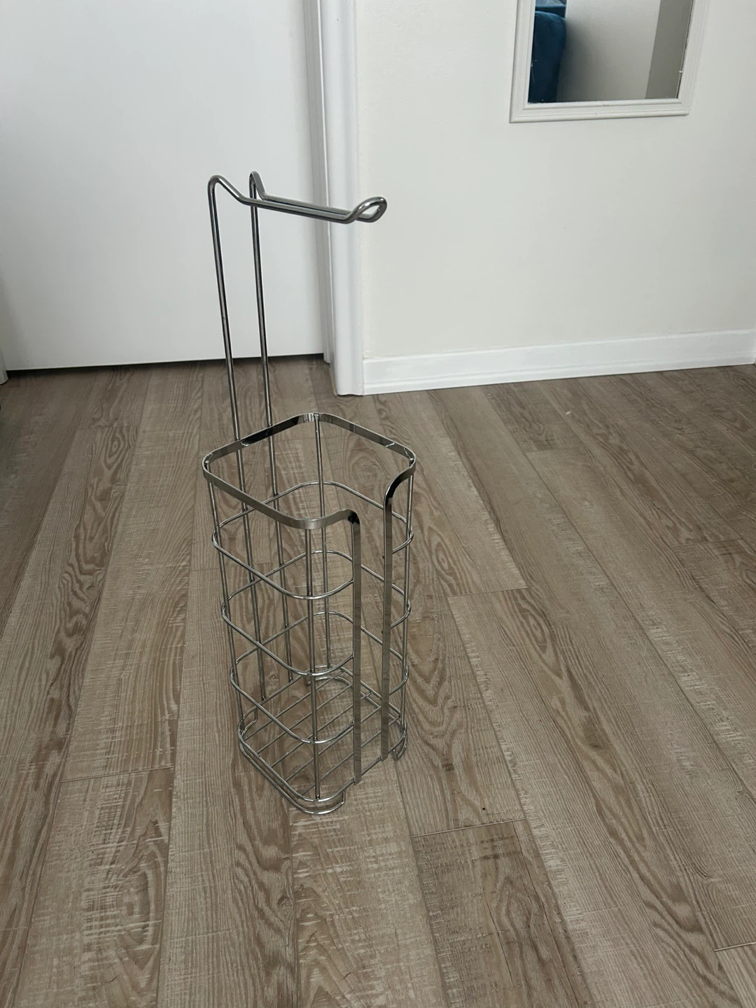 Toilet Paper Holder Stand with Storage - photo 2