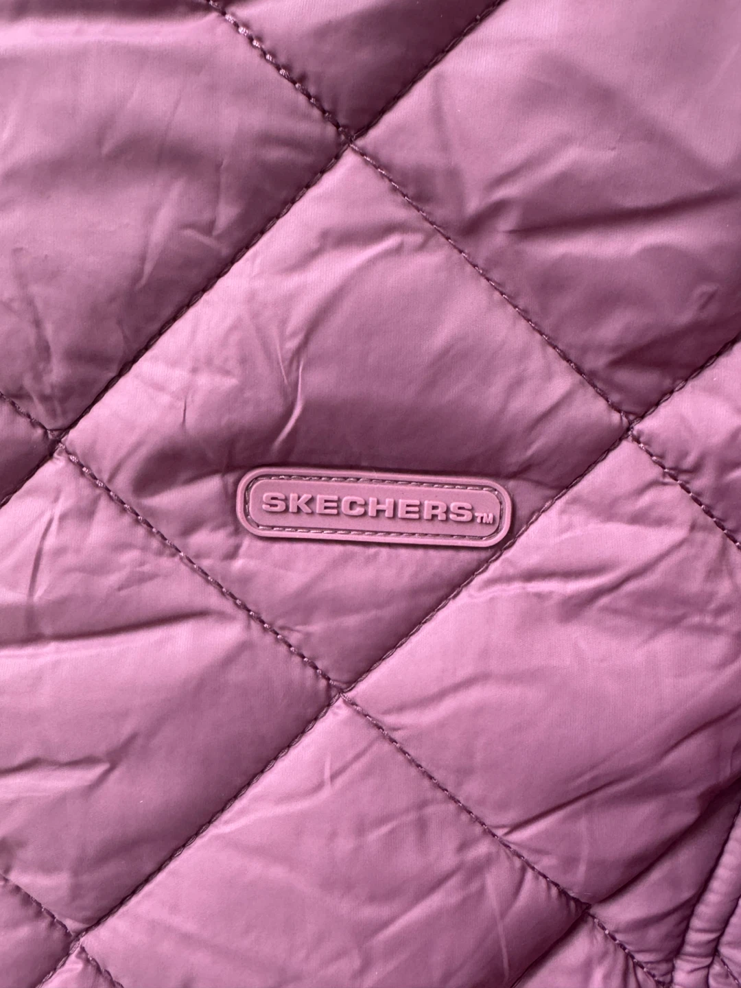 Skechers Quilted Hooded Puffer Jacket - Rose Pink - photo 2