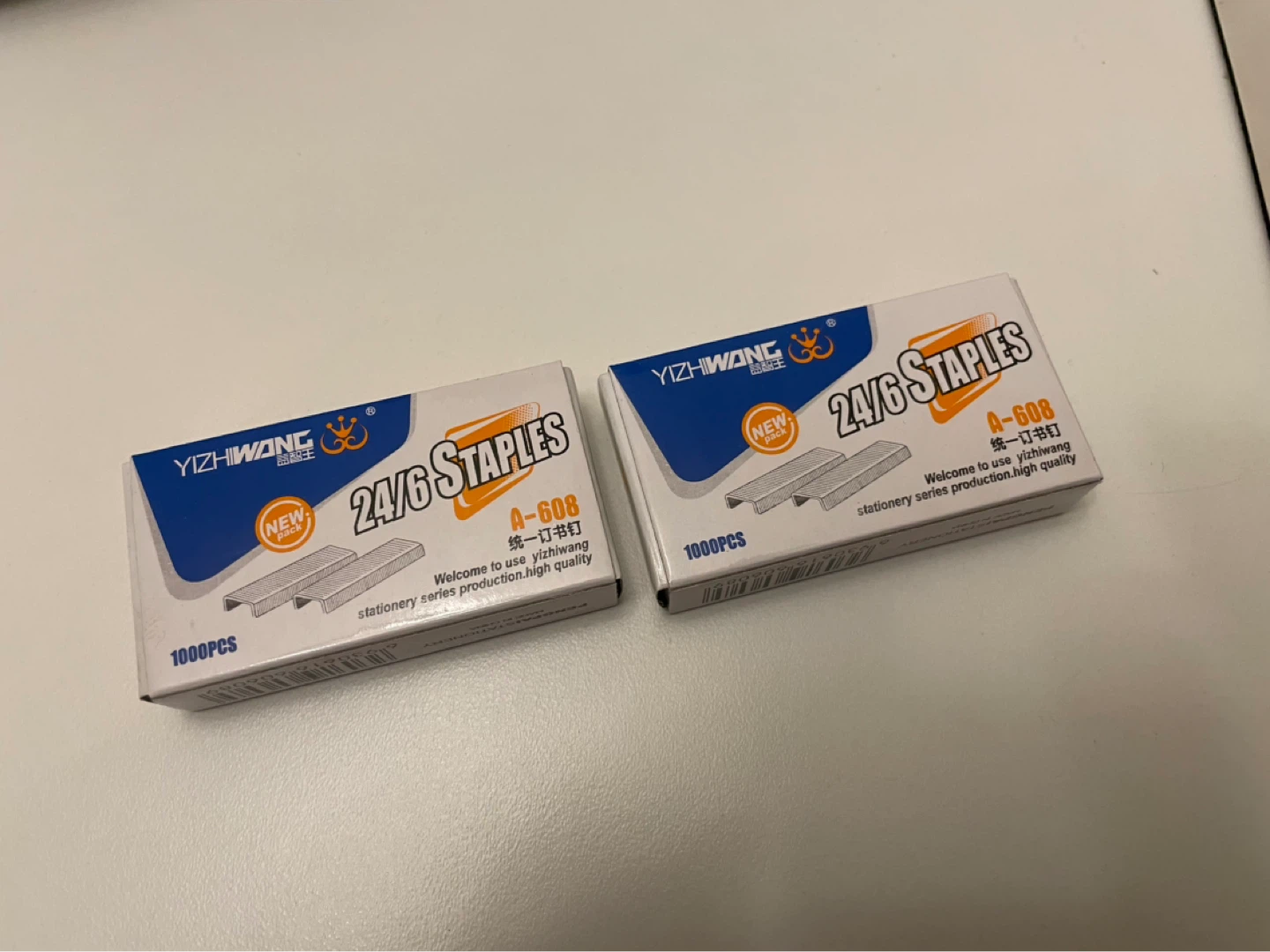 24/6 Staples - 1000pcs (2 Packs)