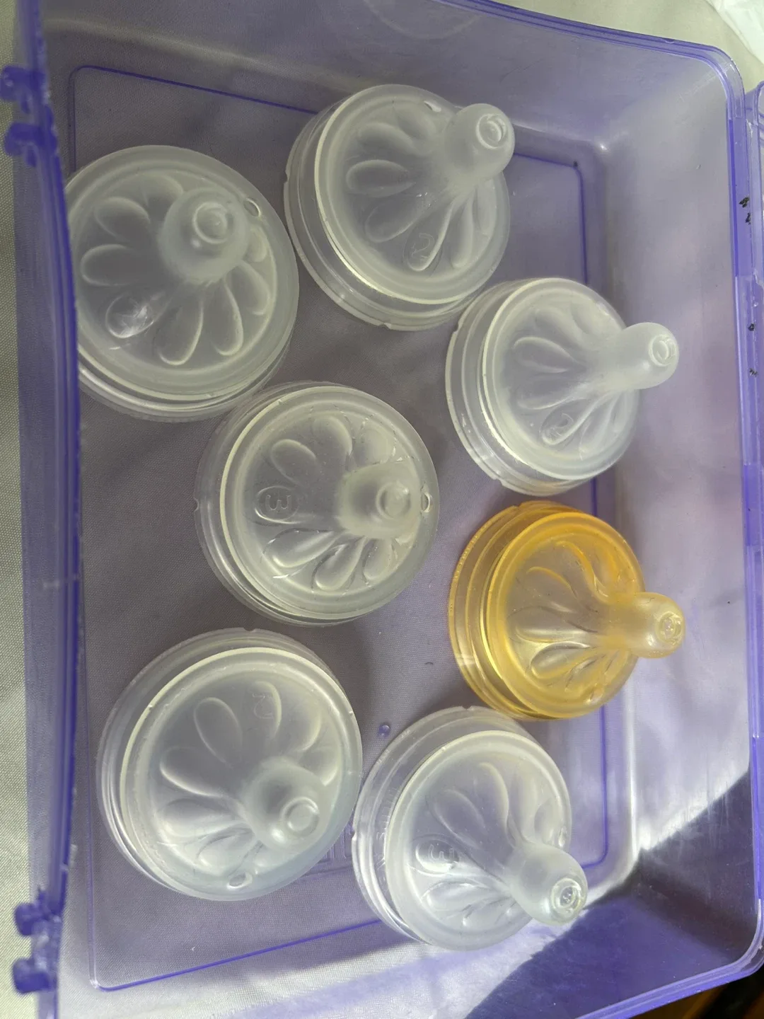 Bottle Nipples Set (Size 2 & 3)
