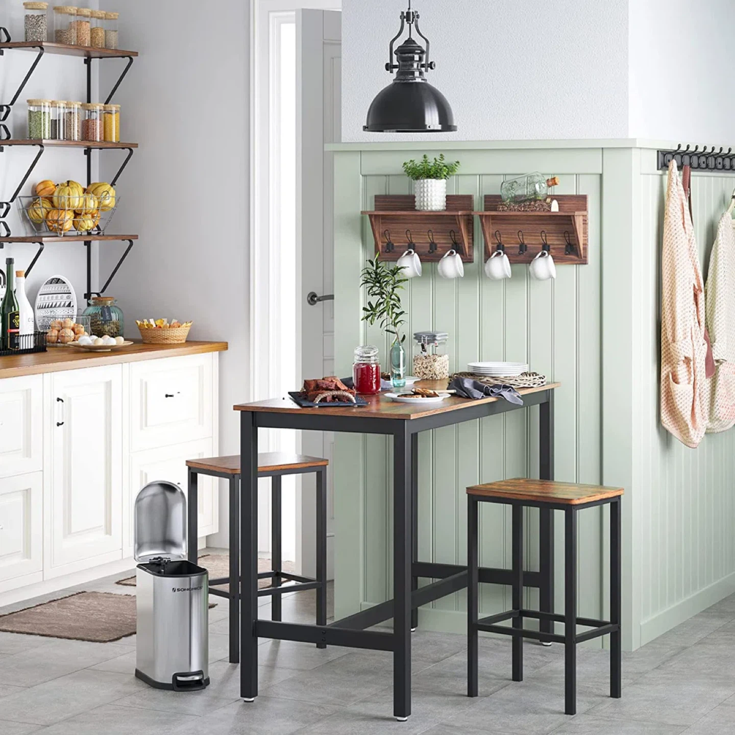 3-Piece Bar Table and Stools Set - photo 4